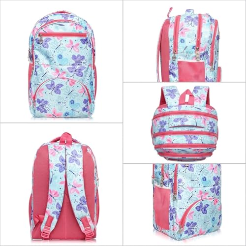 Image of Stylbase Kid School Backpack Bag for Girls and Boys | Ideal School Picnic Travel & Travelling Bag |17 Inches 4 Compartments, Water-Resistant Multipurpose for Kids