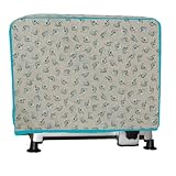 Copri affettatrice in cotone cm 43x56x31 Made in Italy (DOBBY AZZURRO)...