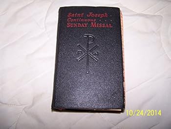 Hardcover Saint Joseph "Continuous" Sunday Missal Book