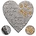OBSI Dog Memorial Gifts for Loss of Dog Sympathy Gift - Rainbow Bridge Dog Memorial Stone for Remembrance Dog Passing Away Sympathy Gifts - Thoughtful Pet Loss Gifts - Gray