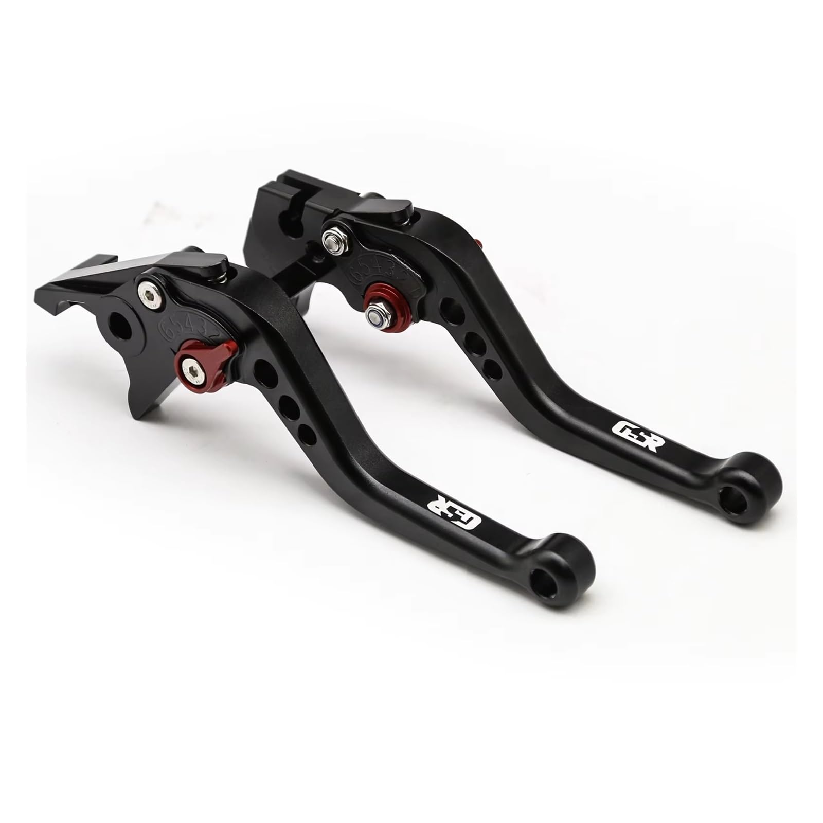 Palanca de freno CNC mate con tacto firme y corto para Suzuki GSR750 y GSR600