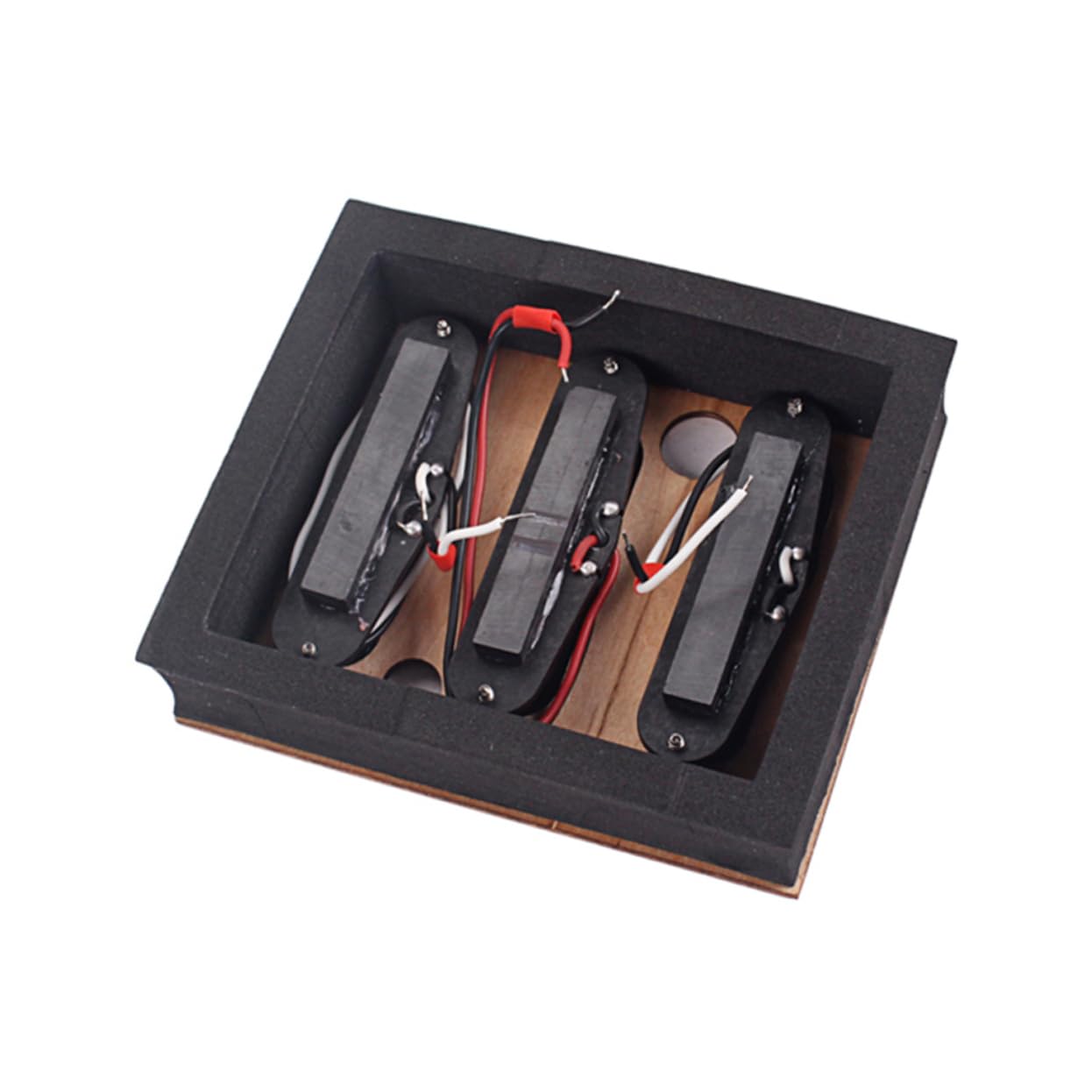 Set di Pickup Single Coil Gmb111 Nero 7mm per Chitarra Elettrica | Fibra Vulcanizzata, Wax Potted, Soppressione Microfonia, Design, Lavorazione Accurata