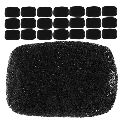 Homoyoyo 24 Fundas de Esponja para Micrófono de Mano U Tipo, Parabrisas Antiviento Pequeño, Filtro de Pantalla para Micrófono Estudio y Karaoke, Paquete Reutilizable para Reducción de
