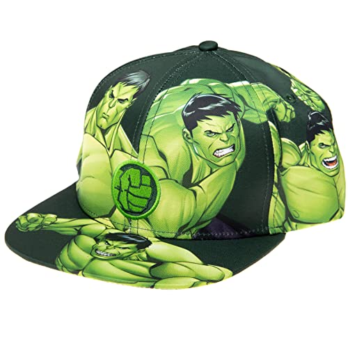 Marvel Gorra de béisbol de los Vengadores, gorra de béisbol de talla única para hombres, sombrero cómodo, regalo de los Vengadores para hombres, mercancía de hombre, Hulk, talla única