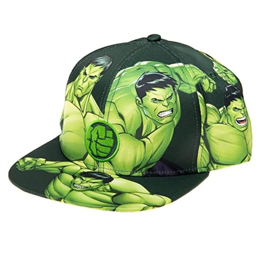 Marvel Gorra de béisbol de los Vengadores, gorra de béisbol de talla única para hombres, sombrero cómodo, regalo de los Vengadores para hombres, mercancía de hombre, Hulk, talla única
