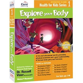 Electronics HEALTH FOR KIDS V1 EXPLORE YOUR BODY - CORE LEARNING (WIN 98,ME,NT,2000,XP/MAC 8.1-10.1 OR HIGHER) Book