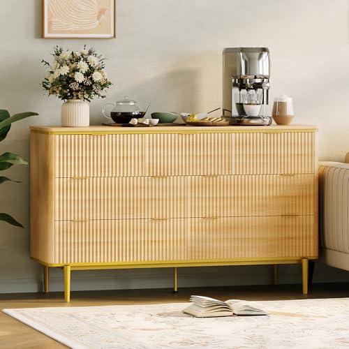 Garvee LED Dresser with Charging Station - Modern 5-Drawer 47" Wide Wooden Chest, Storage Organizer for Bedroom, Nursery, Hallway & Apartments by Garvee - Used condition - Image 3
