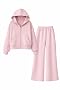 Mira Kids Girls Pink Hoodie 2-Piece Outfit Set – Zip-Up Jacket & Wide Leg Pants – Soft Cotton Casual Kids Clothes for School, Play & Daily Wear