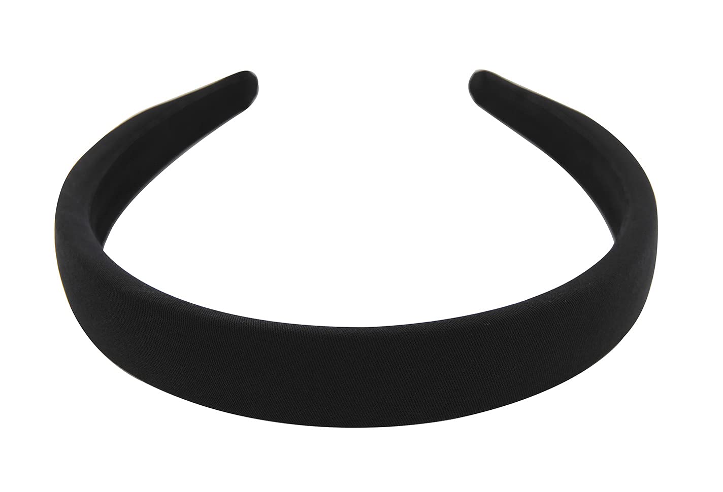 axy Headband with Fabric Padded Candy Colours - Beautiful Women's Headband Hair Accessories Headband HRK7 (Black) - Image 3