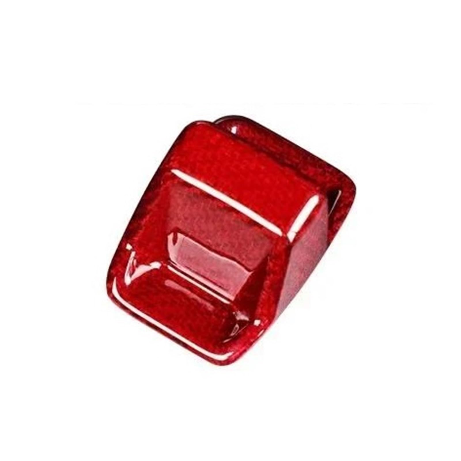Fcaopcwama Carbon Fiber Red For Audi A3 S3 Rs3 8Y 2021-2014 Carbon Fiber Pettern Abs Gear Head Shell Gears Shift Knob Decorative Covers Car Armrest Storage Box
