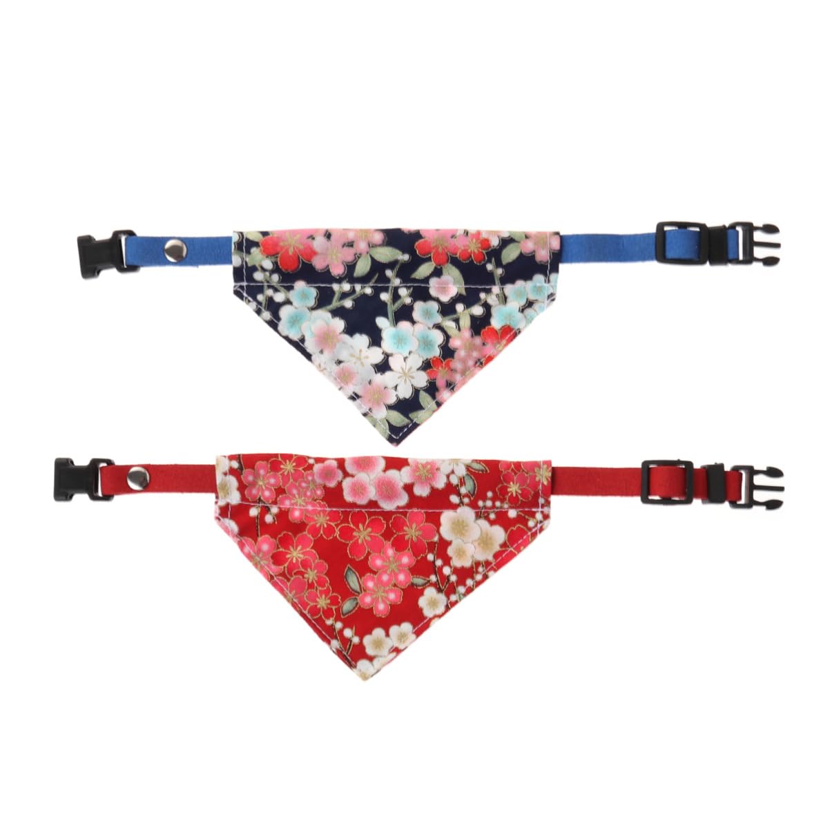 minkissy 6pièces Bandana Chien Triangle Motif Ajustable Accessoires Animaux Modèles Aléatoires