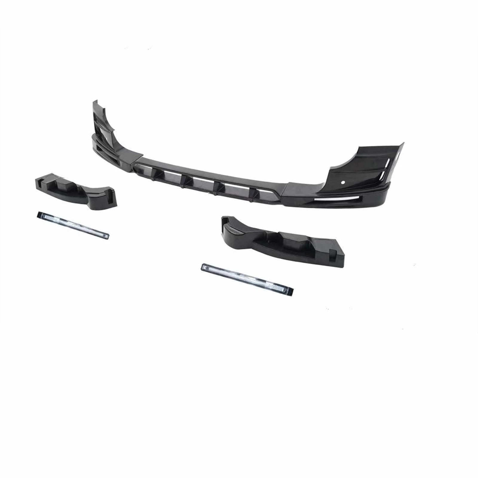 Para Land Para Rover Para Defender 2020-2024 Alerón Parachoques Delantero Labios Kit Cuchilla Divisora ​​inferior+Lámpara Luz Antiniebla trasero Difusor parachoques