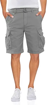 UNIONBAY Men's Survivor Belted Cargo Short-Reg and Big & Tall Sizes