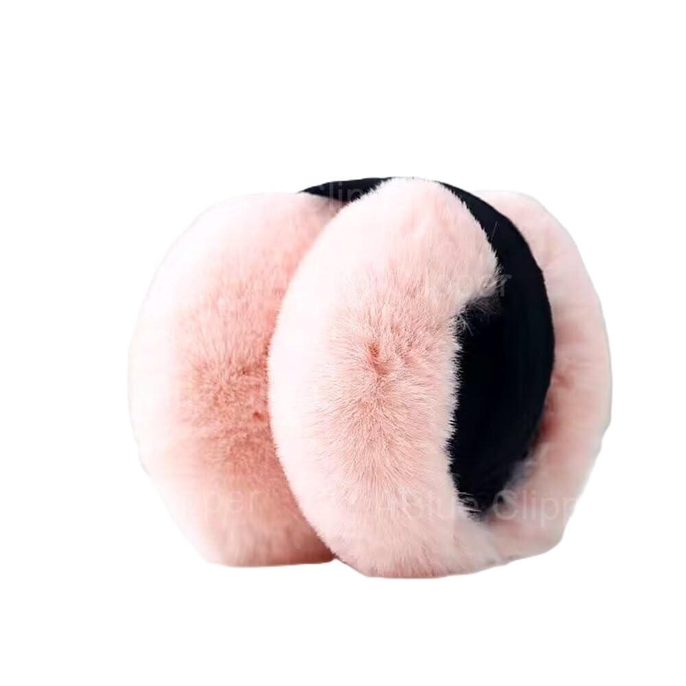 Earmuffs - Soft & Warm Winter Ear Muffs for Women, Girls - Foldable, Furry Fleece Ear Warmers - Outdoor Cold Protection Ear Covers, Headband Style, Ideal for Running, Cycling & Biking-image-22