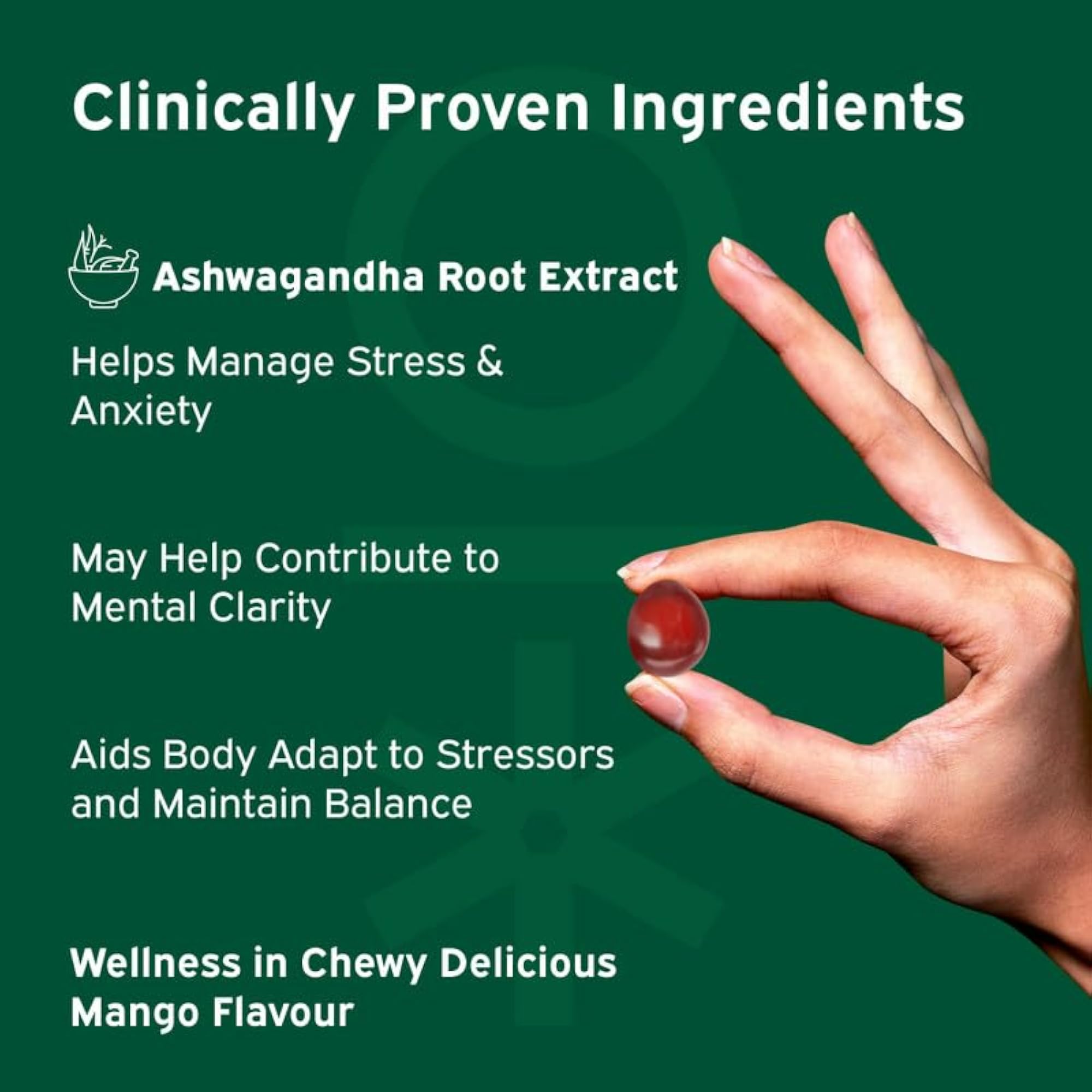 Nutriburst Ashwagandha Max 500mg Gummies for Stress Relief