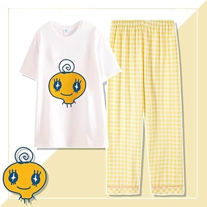 Tamagotchi パジャマセット Mサイズ Amazon | [T-VAILIO] たまごっち パジャマセット 半袖 Tシャツ