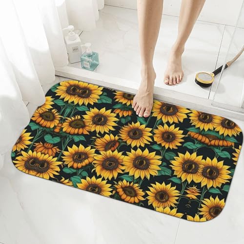 Tapis de bain en terre de diatomée grand format 50x80 antidérapant de douche - 4