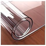Matériau en PVC sûr : fabriqué en PVC de haute qualité, ce protecteur de table transparent et pratique ne contient pas de produits chimiques nocifs près de vos repas Non toxique et inodore, il est sans danger pour les enfants et les familles. Douce mais durable, elle protège les meubles des rayures, des éraflures, des taches, des déversements et des dommages. Parfait pour les repas quotidiens, les pique-niques ou les agapes de vacances.