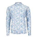 Simms Waterline Sun Hoody - Lightweight UPF 30+ Fishing Shirt, Moisture Wicking, Sun Protection - Ocean Regiment Camo, Large