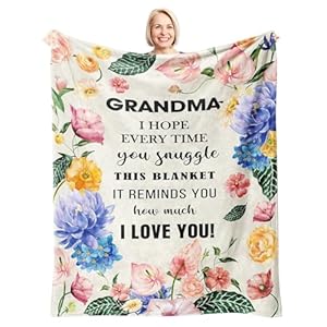 Xutapy Grandma Gifts Blanket 60×50 Best Gifts for Grandma Great Grandma Birthday Gifts Grandma Gifts from Grandchildren Gigi Gifts for Grandma Nana Gifts to My Grandmother Gift Ideas
