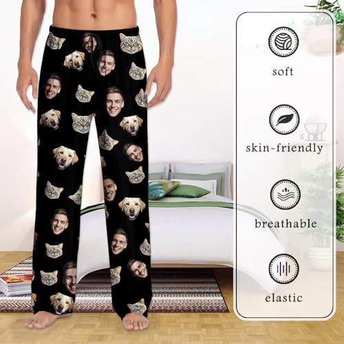 Personalized Pajama Pants With Face Personalized Pajamas For Men Woman Personalized Pj Pants Custom Pj Pants2