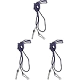 TEHAUX Mitten Clips for Kids & Toddlers, 3 Pack Glove Clips to Prevent Lost Mittens, Elastic Winter Gloves Holder with Plastic Clasps Boys Girls