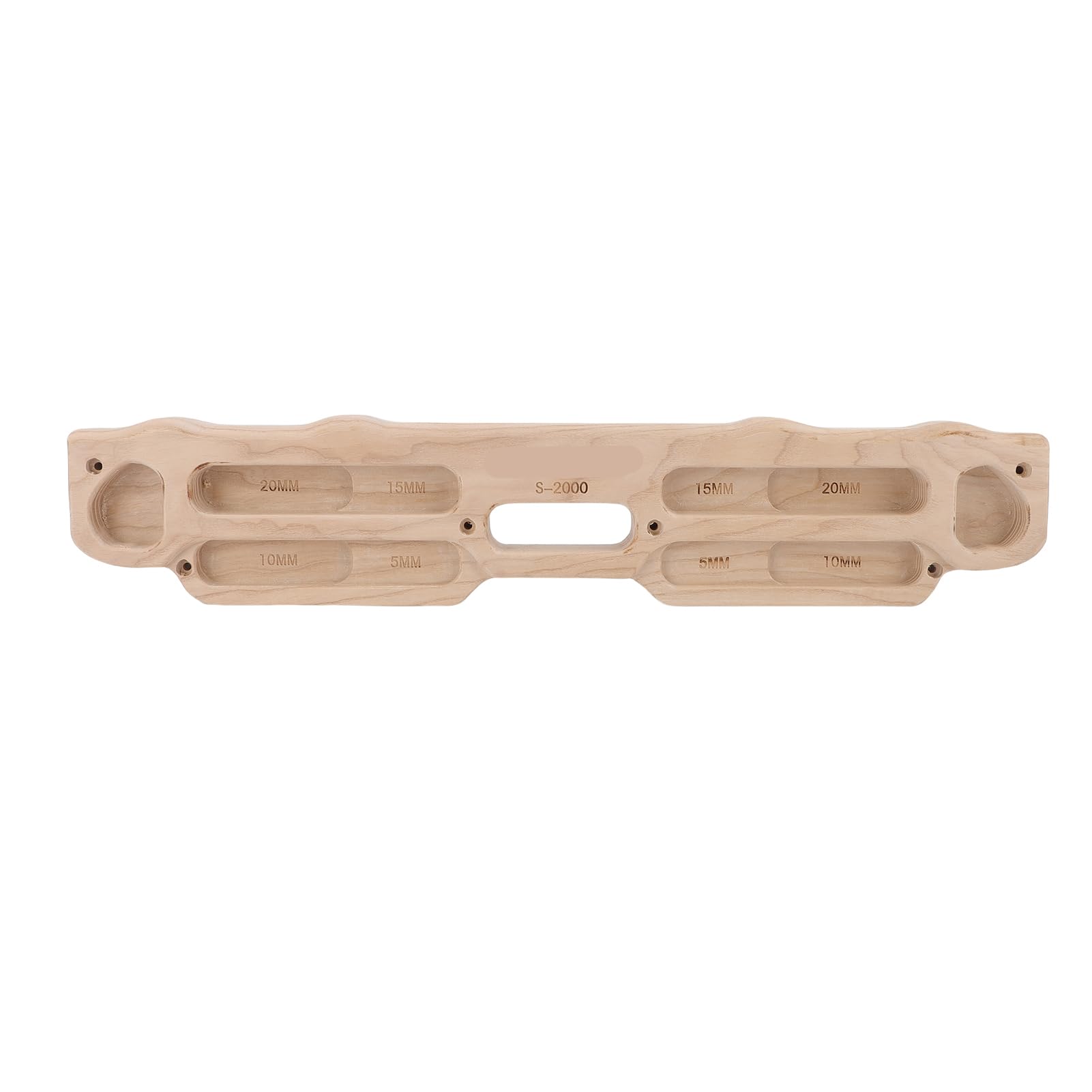 Cryfokt Klettern Hangboard, Tragbarer Effektiver Kletterstärkebauer, Holztraining Fingerbrett, Hangboard Klettern Sie Kletterwand für Krafttraining zu Hause Fitnessstudio