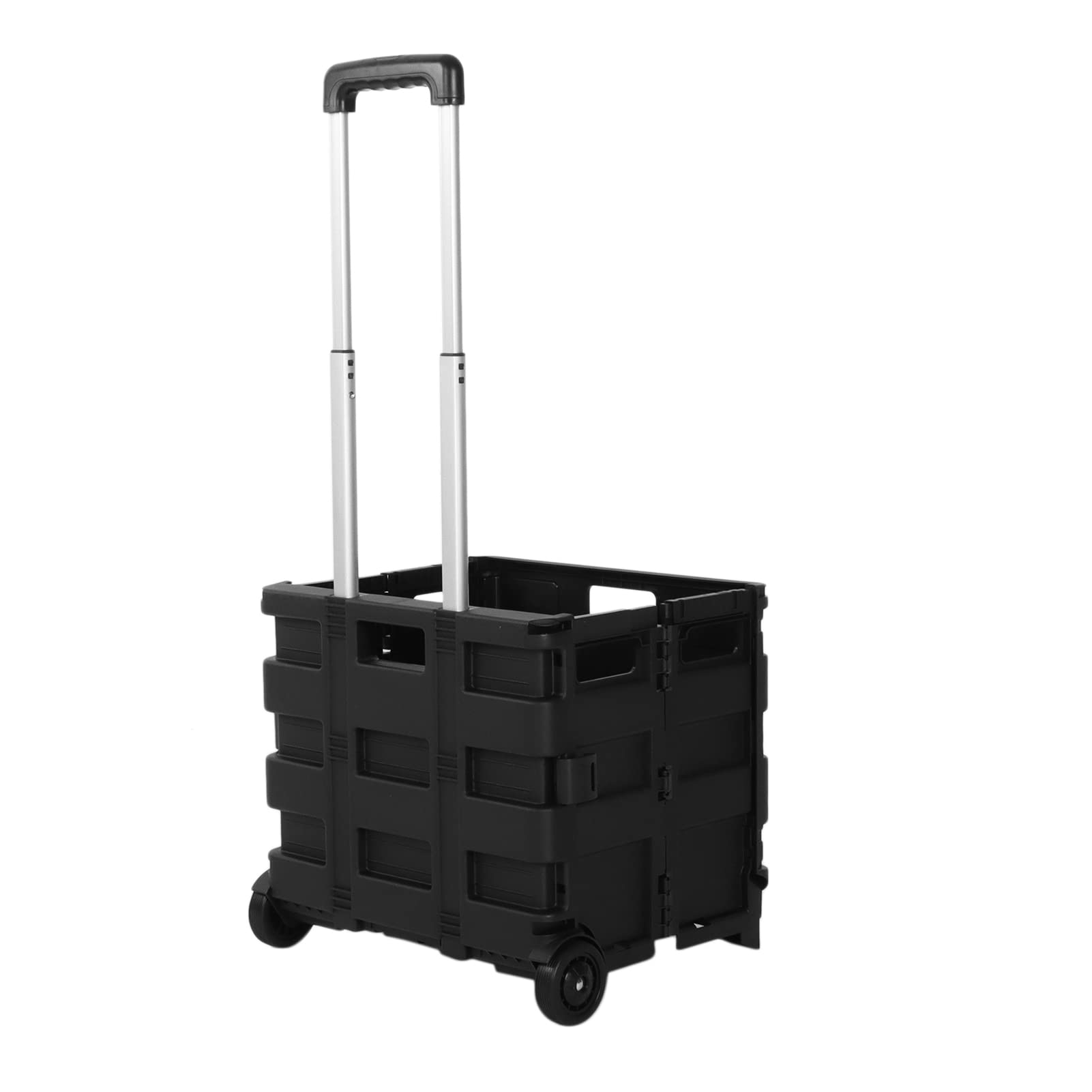 BRRNOO Rollbarer Ziehwagen für Lebensmittel und Bürobedarf. Leichte Aufbewahrungsbox mit Einem Gewicht von 55 Pfund für Reisen und Organisation