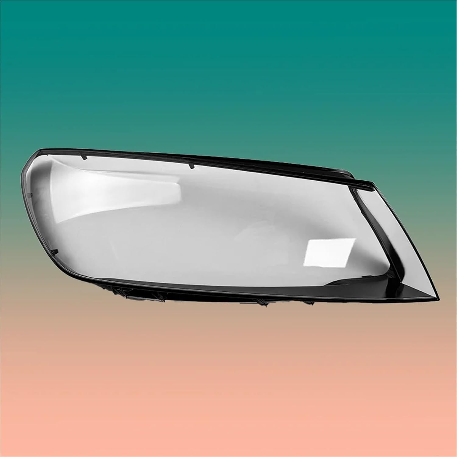 A Pair Car Front Lights Case Compatible with VW Touareg 2016 2017 2018 Accessories Headlight Cover Lens Glass Parts