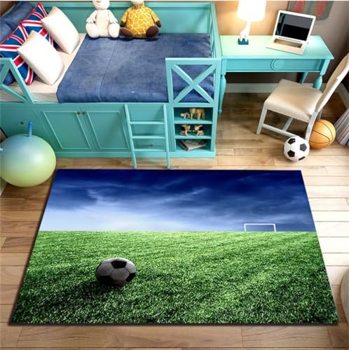 Cuadros Decoracion Dormitorios Juveniles Cuadros Juveniles Dormitorio La decoración del patrón de fútbol de la alfombra de la habitación de los niños está llena de vitalidad y durabilidad. 120X180cm