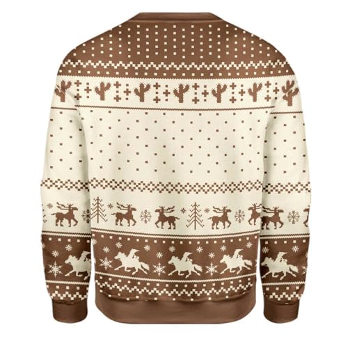 ACEPrints Funny Ugly Christmas Sweatshirts for Men Women for Men Women Polyester Sweatshirt3