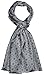 Produktbild Lorenzo Cana Herren Schal 100% Seide in harmonischen Grautönen bedruckt doppellagig Seidenschal Seidentuch Männerschal elegantes Tuch im Dandy Style 30 cm x 160 cm 8920211