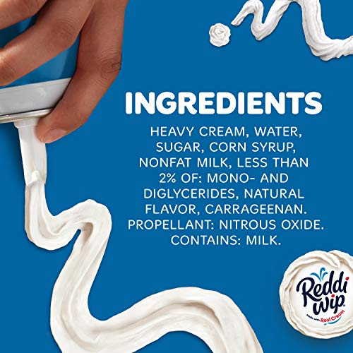 Reddi-Wip Extra Creamy Whipped Dairy Cream Topping, Keto Friendly, 6.5 Oz #TOP7