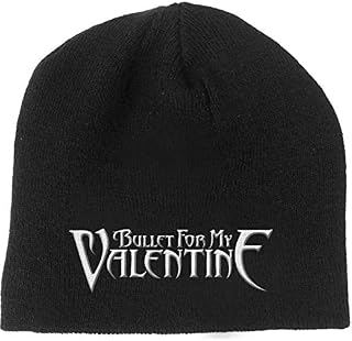 Bullet For My Valentine Beanie Hat Band Logo Official Black
