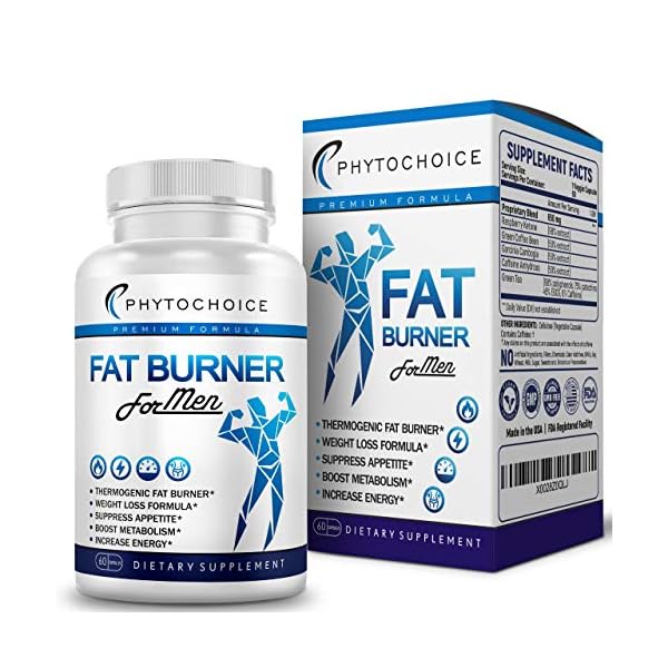 PHYTOCHOICE Thermogenic Weight Loss Diet Pills That Work Fast for Men and Women-Natural Appetite Suppressant-Belly Fat Burner-Carb Blocker-Enhance Exercise Energy to Lose Weight Fast