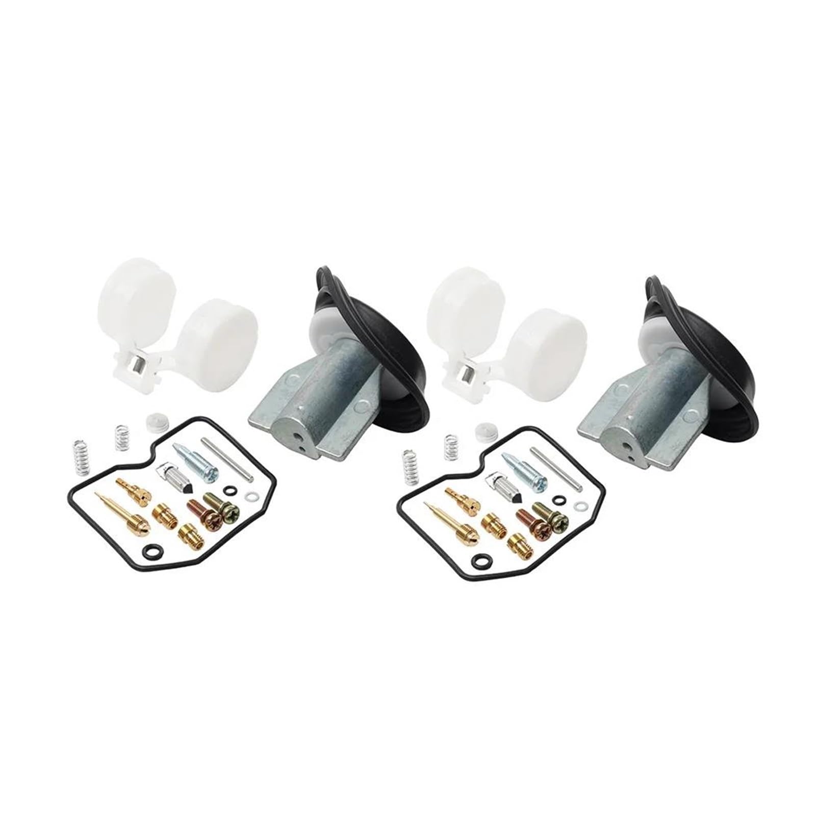 Ajuste De Carburador Kit De Reparación Carburador Motocicleta para KLE500 (1991-2005) Reconstrucción Flotador Émbolo Junta Tórica Resorte Piezas Kit Reemplazo