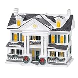 Department 56 Original Snow Village Christmas in The Mansion Lit Building, 7.8 Inch, Multicolor