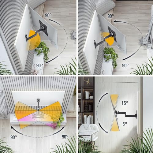 Support mural TV pour supprimer les reflets et optimiser l'angle de vision de votre écran - 3