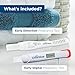 Clearblue Early Pregnancy Test Kit, at-Home Pregnancy Test Kit for Women, hCG Hormone Pregnancy Tests with Easy-to-Read Results, 7 Tests