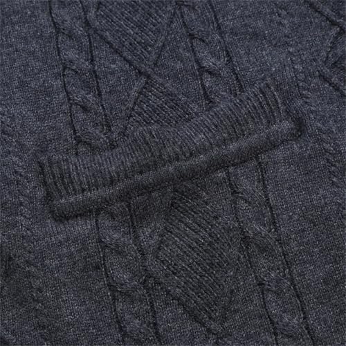 Men Fashion Autumn Oversized Waistcoat Casual V-Neck Knitted Vest Sleeveless Sweater Cardigan2