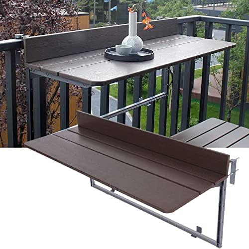 Satyam Wooden Bar Counter for Balcony Railing Folding Study and Coffee ...