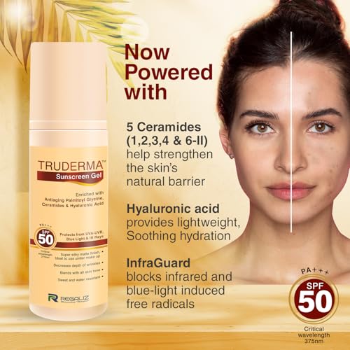 Regaliz Truderma Silicone Sunscreen Gel Spf 50+ | Broad Spectrum Uva & Uvb Protection | 50Gm, All - Image 5