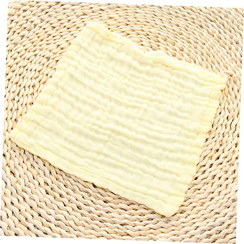 Milisten 6Pcs Cotton Saliva Towels Multi Function Muslin Gauze Kerchief Face Cloths Soft Breathable Handkerchiefs for Newborns Unisex Random Colors Random Color4