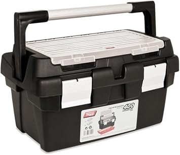 Tayg 162008 Plastic Tool Box mod. 400, Black