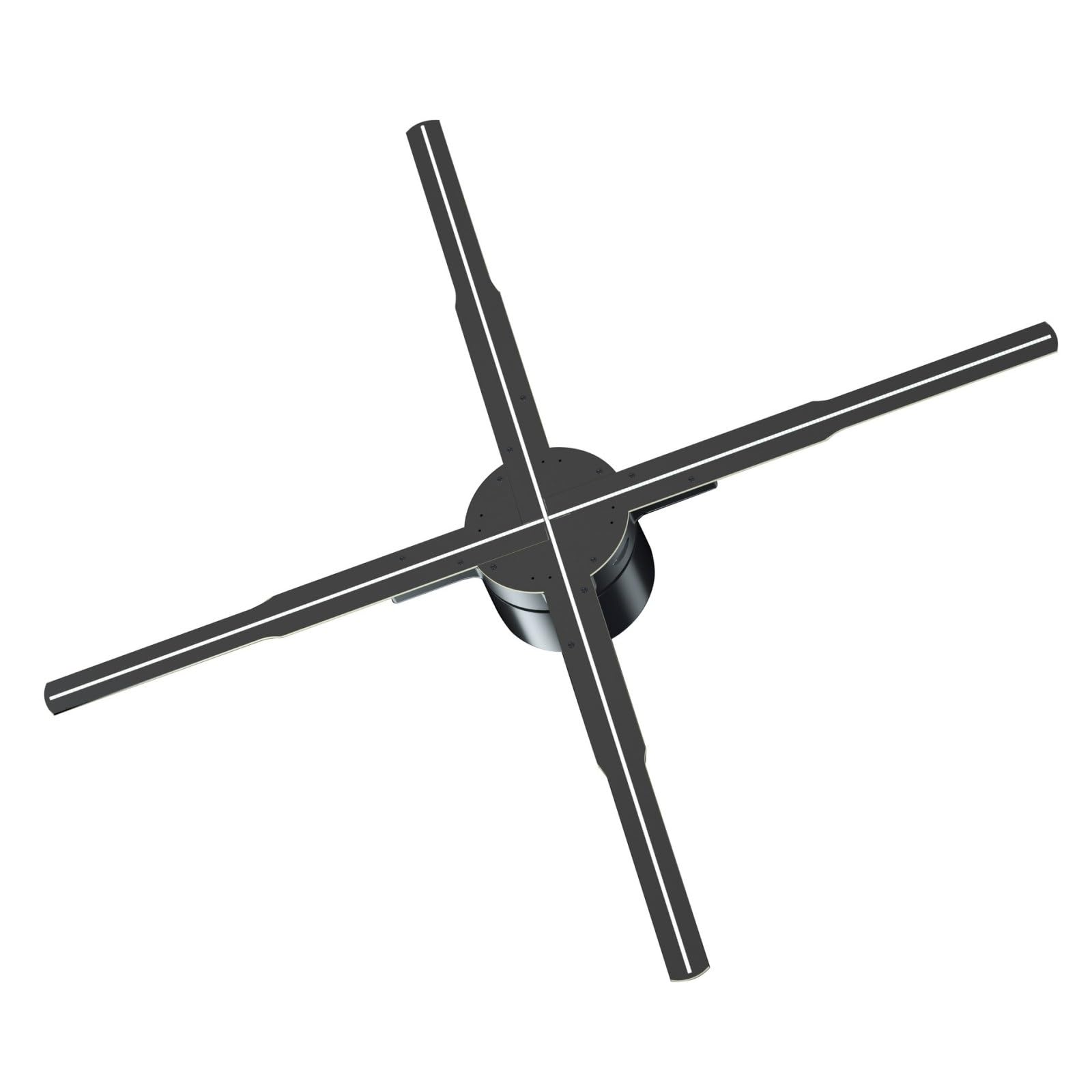 Ventilatore olografico 3D da 56 cm, proiettore WiFi, Display pubblicitario, Luce HD, for Negozi, Bar, Feste di Natale Ampiamente applicabile