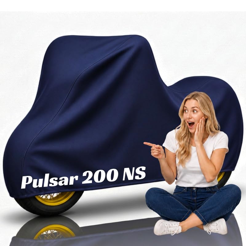 Image of Loving Ultra 100% Waterproof Bike Body Cover for Pulsar NS 200 Bike Cover for Rain & Dust| Dustproof & Scratch Resistant | Two Wheeler Covers with UV & Heat Resistant | All Weather Protection