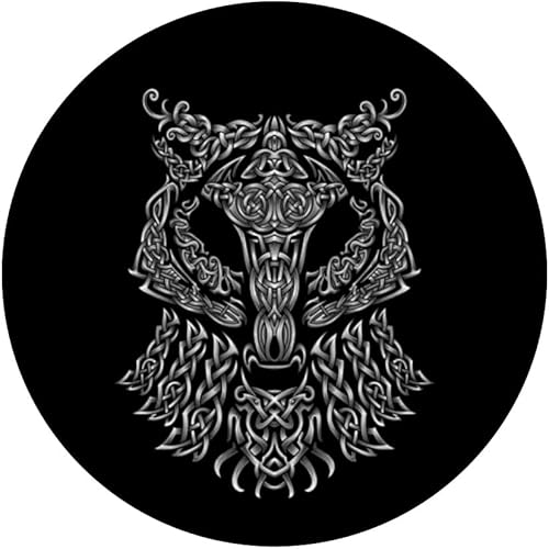 Miniatura 3 de Viking Knot Wolf Fenrir PopSockets Swappable PopGrip