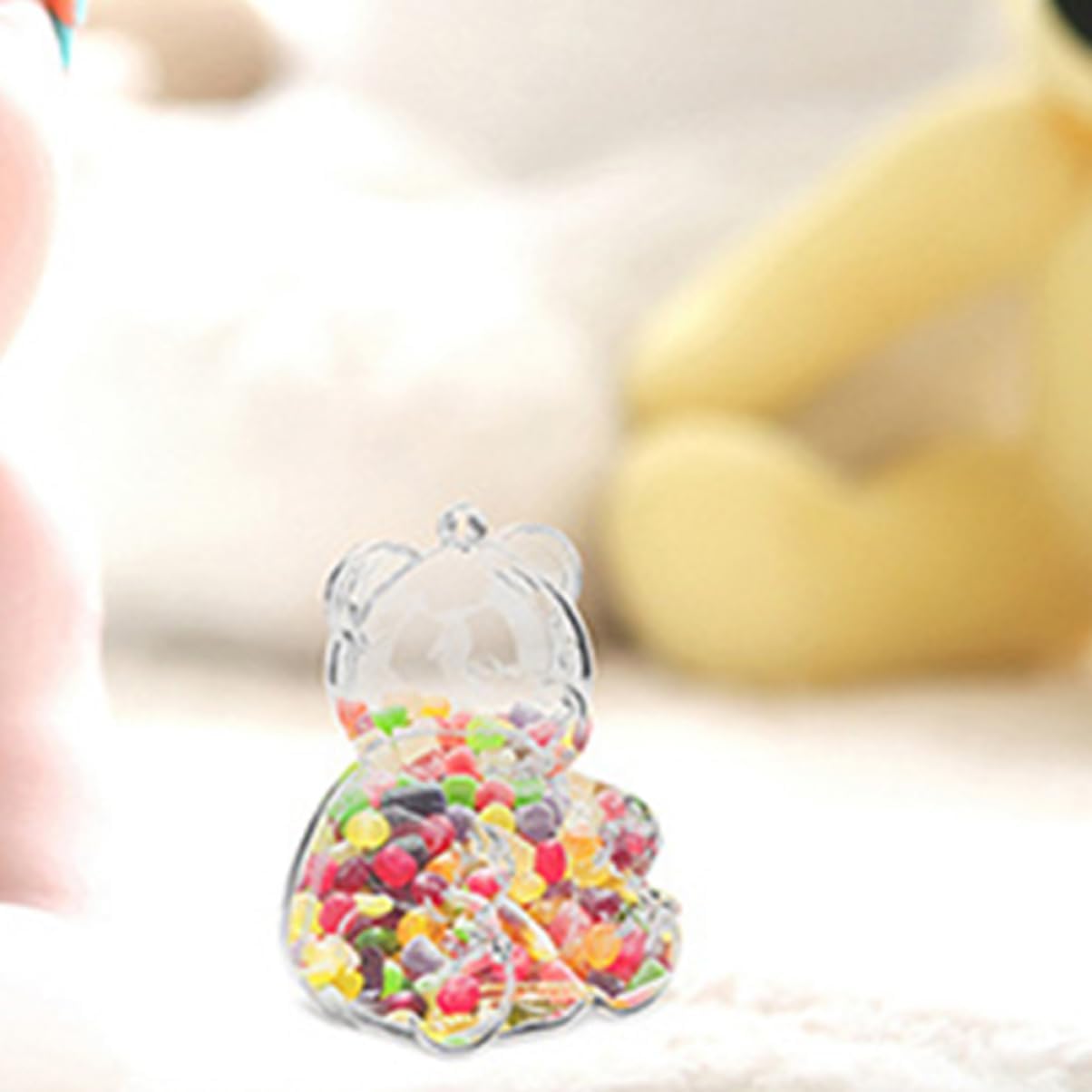 CIYODO 15pcs Cute Bear Candy Boxes Small Favor Boxes for Wedding Shower Party Treats Candy Storage Containers Homemade Gifts
