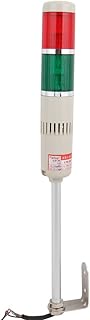 Aexit DC 24V Lighting fixtures and controls 5W Red Green Buzzer Sound Tower Lamp Indicator Safety Industrial Signal Warning Stack Light