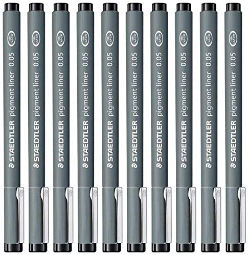 Stylo de rédaction à encre pigmentée étanche Staedtler 0.05mm pointe fine qui ne bave pas